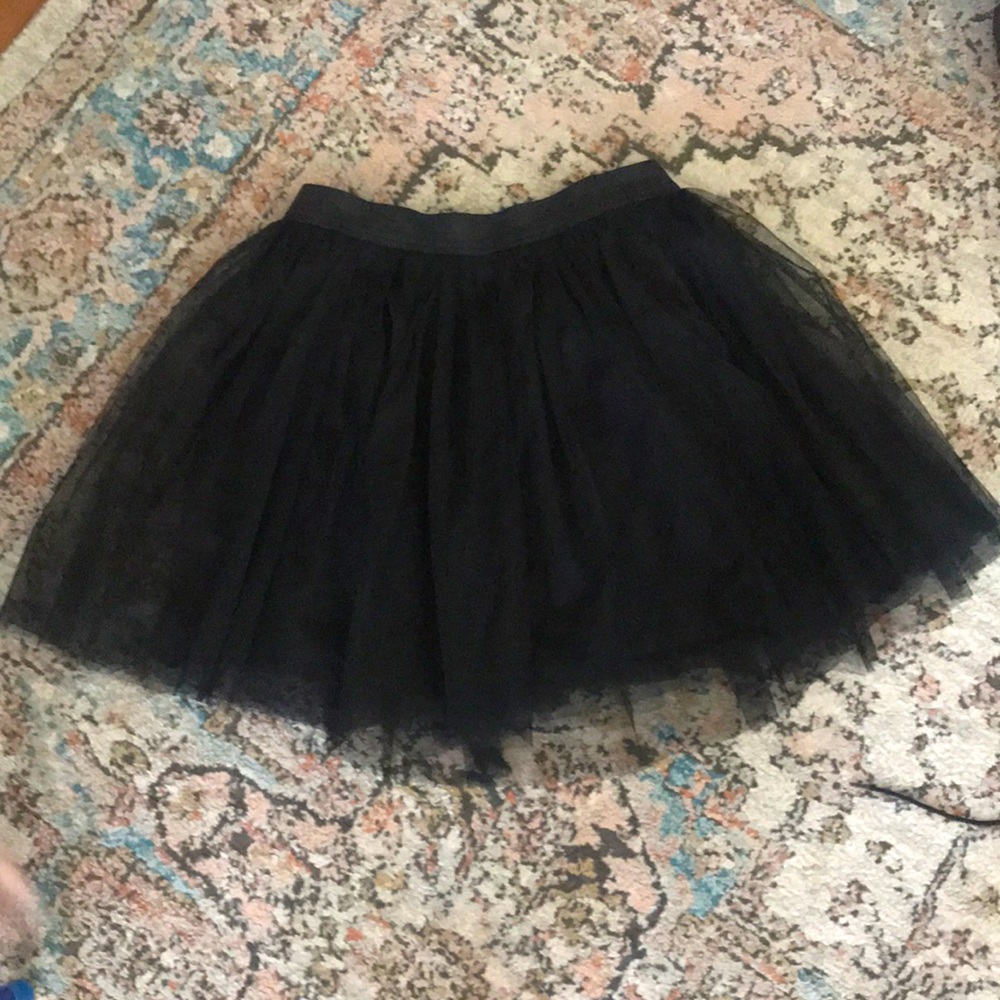 Black Tulle Skirt